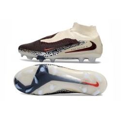 Zapatillas de Fútbol Nike Phantom 6 High Elite FG Borgogna Crush Univ Rosso Fossil
