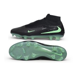 Scarpe da Calcio Nike Phantom 6 High Elite FG Nero Verde trasparente