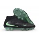 Scarpe da Calcio Nike Phantom 6 High Elite FG Nero Verde trasparente