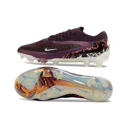 Nike Phantom 6 Elite FG Uomo Borgogna Crush Univ Rosso Fossil