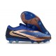 Nike Phantom 6 Elite FG Uomo Blu Marino Bronzo Metallizzato