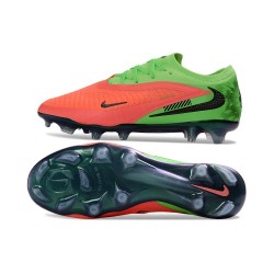 Nike Phantom 6 Elite FG Uomo Hot Punch Nero Verde Strike