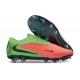 Nike Phantom 6 Elite FG Uomo Hot Punch Nero Verde Strike