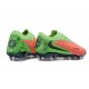Nike Phantom 6 Elite FG Uomo Hot Punch Nero Verde Strike