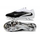 Nike Phantom 6 Elite FG Uomo Nero Bianco