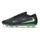 Nike Phantom 6 Elite FG Uomo Nero Verde trasparente