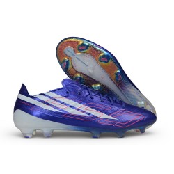 Scarpa Nuovo adidas F50 Hyperfast Evo FG Viola Bianco