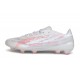 Scarpa Nuovo adidas F50 Hyperfast Evo FG Bianco Rosa