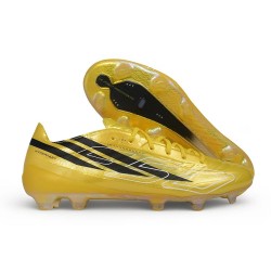 Scarpa Nuovo adidas F50 Hyperfast Evo FG Oro Nero