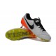 Scarpa Calcio Nuovi Nike Tiempo Legend VI FG Con Tacchetti Bianco Arancio Nero