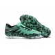 Scarpe da Calcio Uomo 2015 Nike Hypervenom Phinish FG Verde Metallico Nero