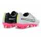Nike Tiempo Legend V FG Scarpette da Calcio Bianco Nero Rosa