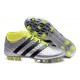 Nuovo 2016 adidas Scarpe da Calcio ACE 16.1 Primeknit FG/AG Metallico Nero