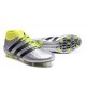 Nuovo 2016 adidas Scarpe da Calcio ACE 16.1 Primeknit FG/AG Metallico Nero