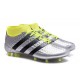 Nuovo 2016 adidas Scarpe da Calcio ACE 16.1 Primeknit FG/AG Metallico Nero