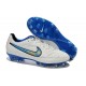 Nike Tiempo Legend V FG Scarpette da Calcio Bianco Blu