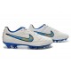 Nike Tiempo Legend V FG Scarpette da Calcio Bianco Blu