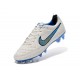 Nike Tiempo Legend V FG Scarpette da Calcio Bianco Blu