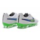 Nike Tiempo Legend V FG Scarpette da Calcio Bianco Verde