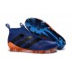 Nuovo Scarpette da Calcio adidas Ace16+ Purecontrol FG/AG Arancio Blu
