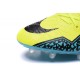 Scarpe da Calcio Uomo 2015 Nike Hypervenom Phinish FG Volt Blu Nero