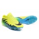 Scarpe da Calcio Uomo 2015 Nike Hypervenom Phinish FG Volt Blu Nero