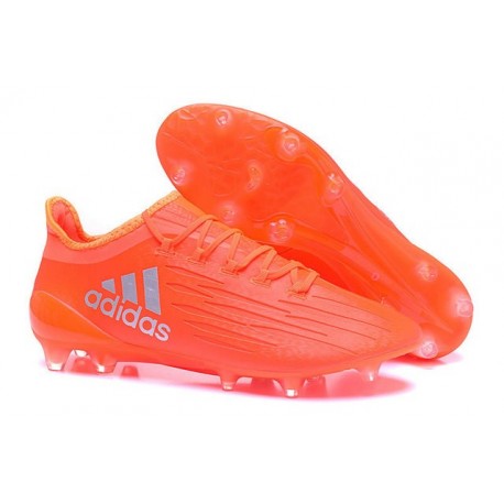 Scarpa da Calcio Nuovo 2016 Adidas X 16.1 FG Arancio Metallico