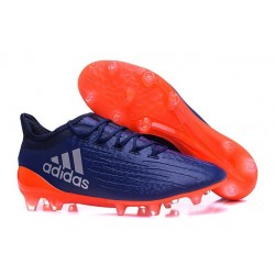 Scarpa da Calcio Nuovo 2016 Adidas X 16.1 FG Zaffiro Arancio