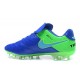 Scarpa Calcio Nuovi Nike Tiempo Legend VI FG Con Tacchetti Blu Verde