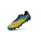Nike Magista Opus II FG 2016 Uomo Scarpini da Calcio Blu Giallo Arancio