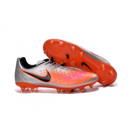 Nike Magista Opus II FG 2016 Uomo Scarpini da Calcio Arancio Metallico Nero