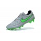 Nike Tiempo Legend V FG Scarpette da Calcio Grigio Verde