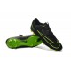 Nuovo Scarpa Calcetto Nike Mercurial Vapor 11 FG Nero Verde