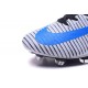 Scarpini da Calcetto Nike Mercurial Superfly V FG ACC Bianco Nero Blu