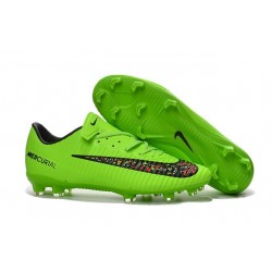 Nike Mercurial Vapor XI FG Nuove 2016 Scarpe da Calcio Verde Nero