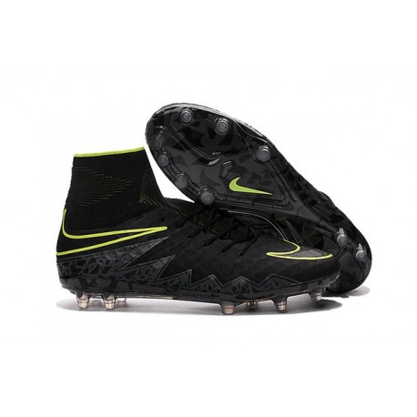 Scarpa da Calcio Nike Hypervenom Phantom 2 FG ACC Nero Verde
