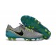 Scarpa Calcio Nuovi Nike Tiempo Legend VI FG Con Tacchetti Bianco Blu Nero