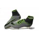 Scarpa da Calcio Nike Hypervenom Phantom 2 FG ACC Platino Puro Verde Nero