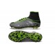 Scarpa da Calcio Nike Hypervenom Phantom 2 FG ACC Platino Puro Verde Nero