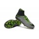 Scarpa da Calcio Nike Hypervenom Phantom 2 FG ACC Platino Puro Verde Nero