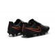 Nike Magista Opus II FG 2016 Uomo Scarpini da Calcio Nero Rosso