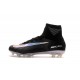 Nike Scarpe da Calcio Nuove 2016 Mercurial Superfly V FG Nero Metallico