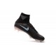 Nike Scarpe da Calcio Nuove 2016 Mercurial Superfly V FG Nero Metallico