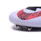 Nike Mercurial Superfly 5 FG Scarpa da Calcio Uomo Bianco Rosso