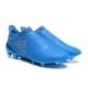 Scarpe da Calcio 2016 Adidas X 16+ Purechaos FG Blu Metallico