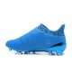 Scarpe da Calcio 2016 Adidas X 16+ Purechaos FG Blu Metallico