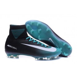 Nike Mercurial Superfly 5 FG Scarpa da Calcio Uomo Blu Nero Bianco