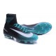 Nike Mercurial Superfly 5 FG Scarpa da Calcio Uomo Blu Nero Bianco