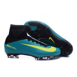 Nike Mercurial Superfly 5 FG Scarpa da Calcio Uomo Blu Giallo