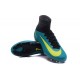 Nike Mercurial Superfly 5 FG Scarpa da Calcio Uomo Blu Giallo